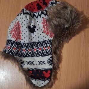 Cozy Winter Kids Hat with Faux Fur Trim and Lined